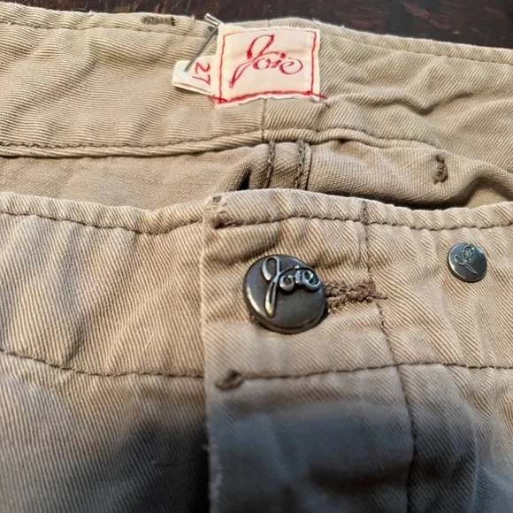 Joie Women's Cargo Pants W/ Leg Ties - Size 27 - Picture 9 of 10